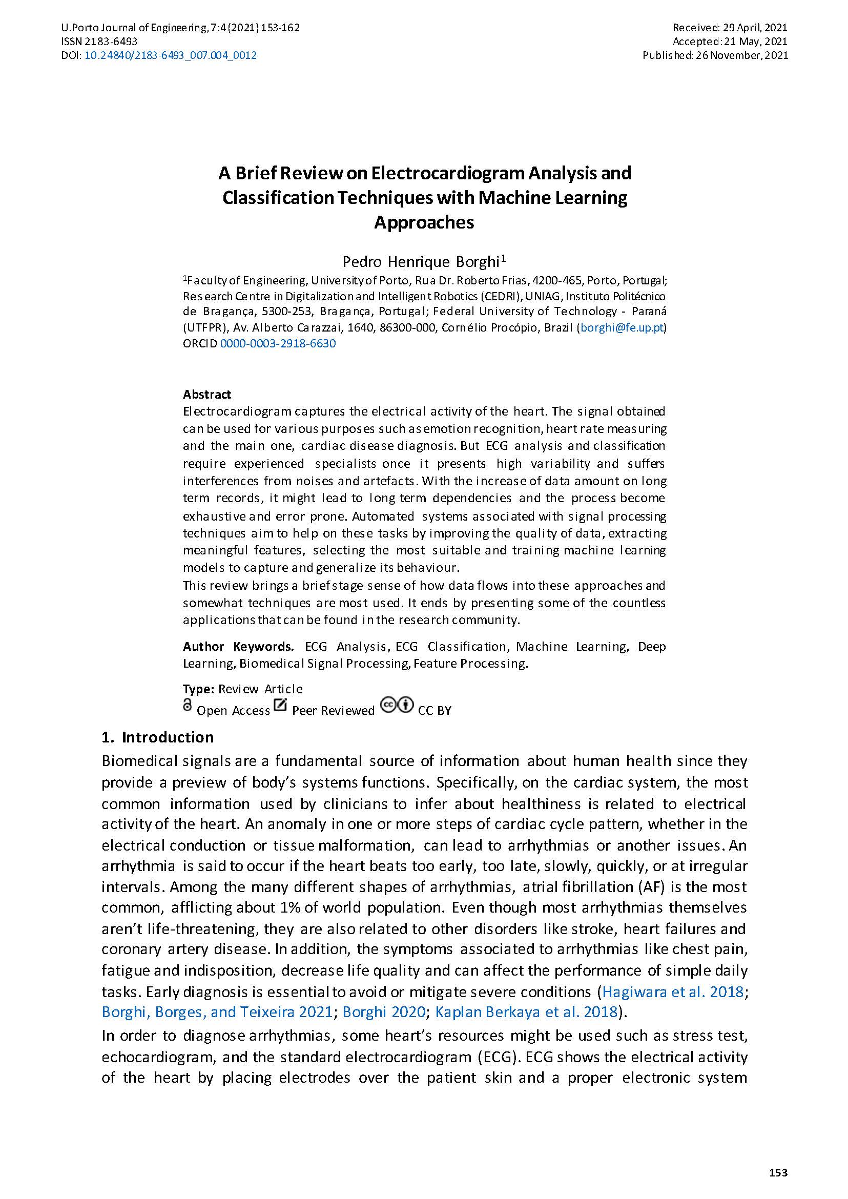 A Brief Review on Electrocardiogram Analysis and Classification Techniques with Machine Learning Approaches