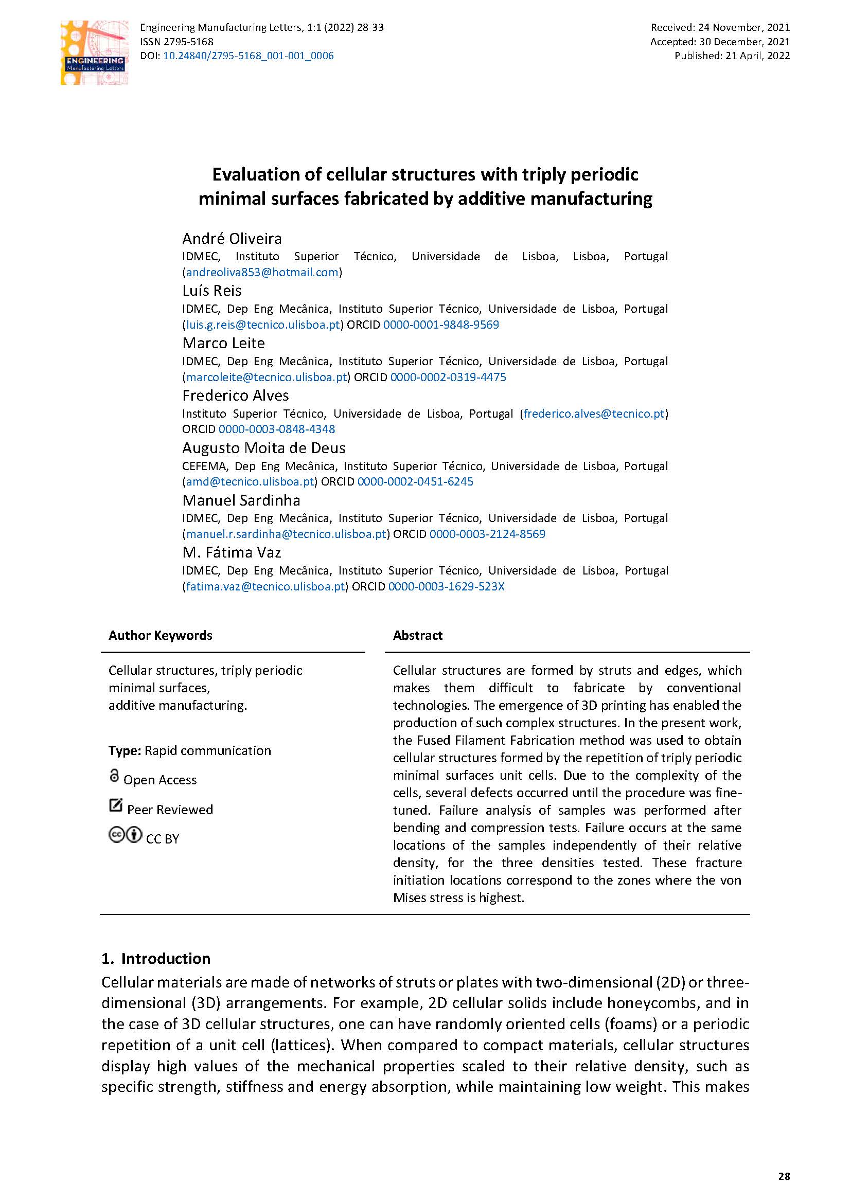 Evaluation of cellular structures with triply periodic minimal surfaces fabricated by additive manufacturing